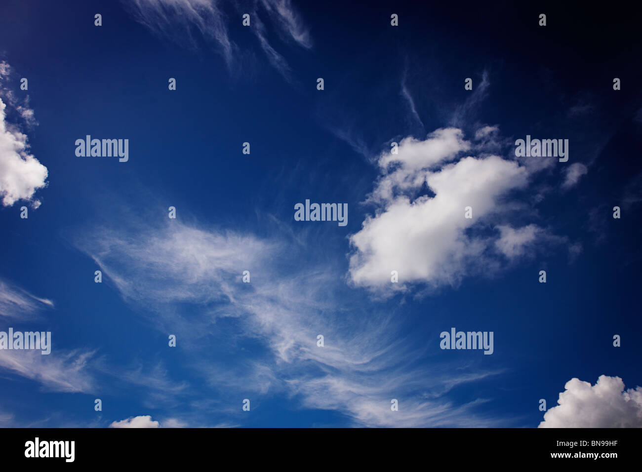 blue sky with clouds Stock Photo - Alamy