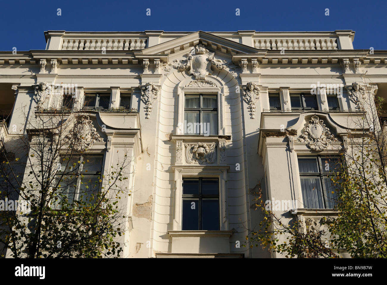 Bleibtreustrasse, picturesque little street near Kurfuerstendamm with cafes and small boutiques, Berlin, Germany, Europe. Stock Photo