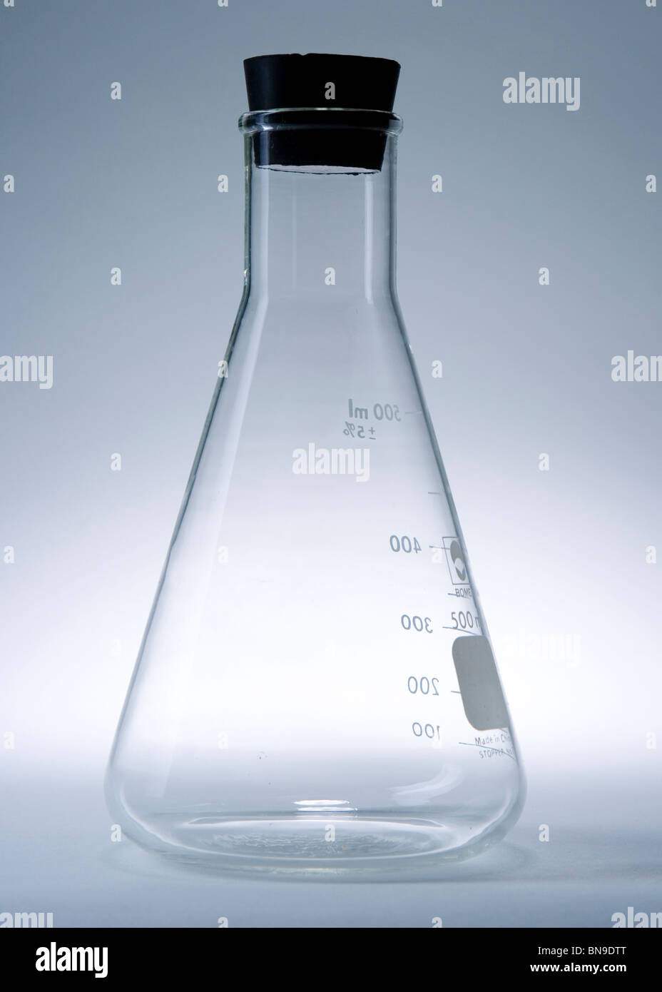 stoppered Erlenmeyer flask Stock Photo Alamy