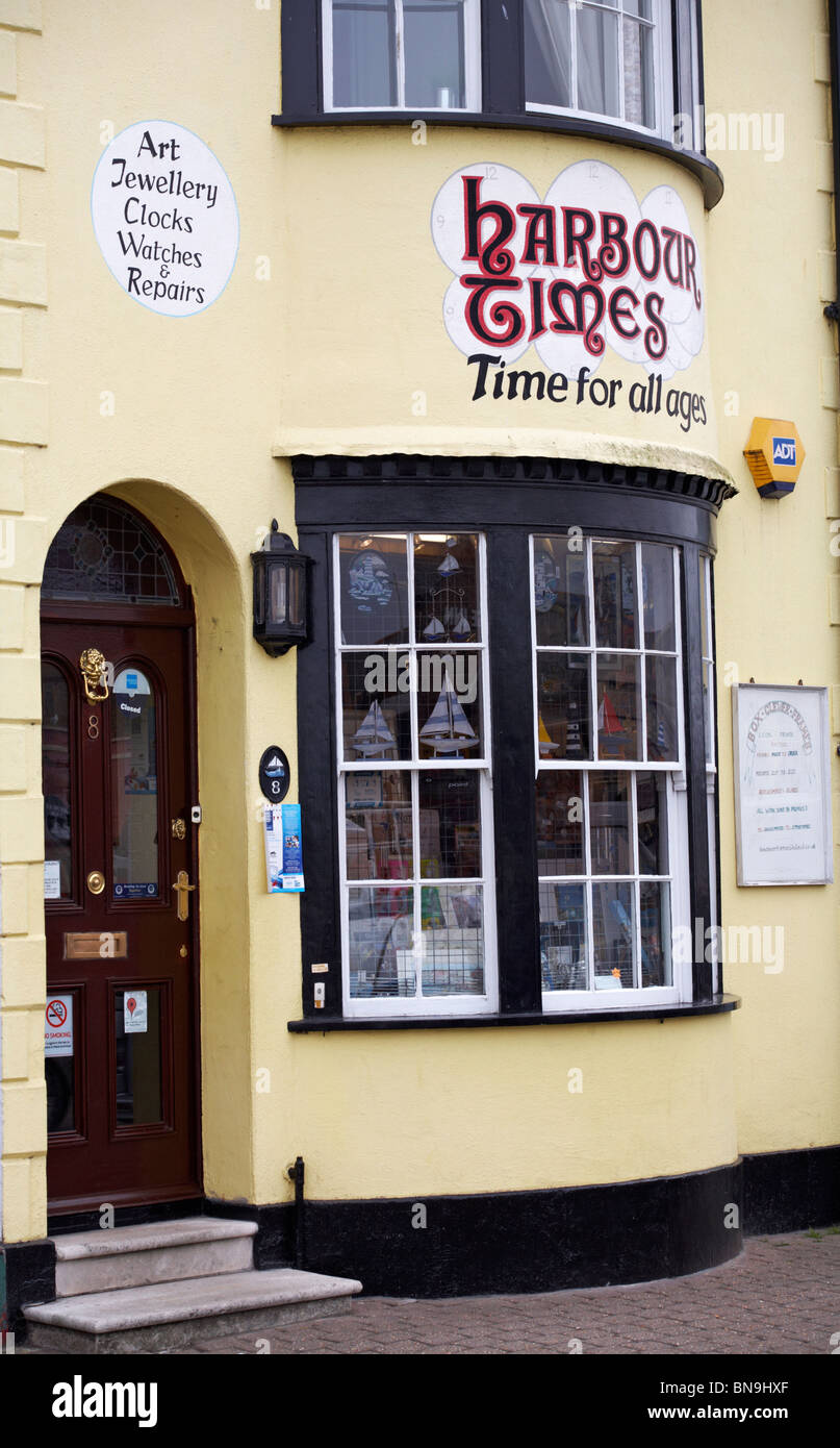 Harbour Times time for all ages shop in Weymouth Stock Photo Alamy