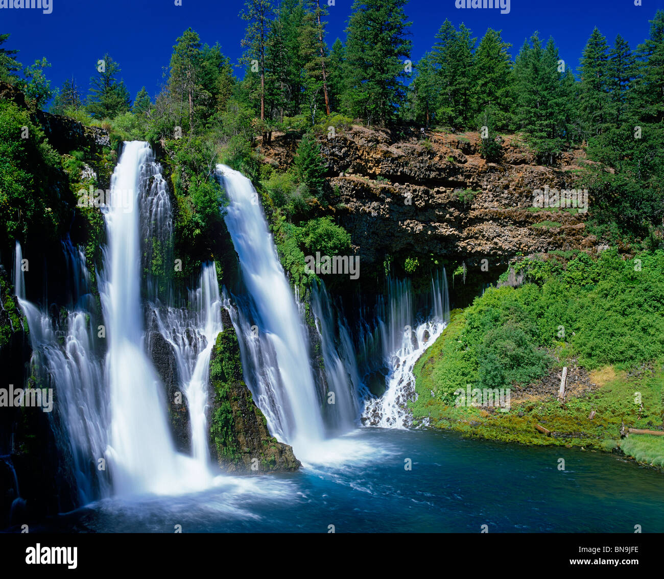 Burney Falls State Park, CA Burney Creek at 129ft Burney Falls on the
