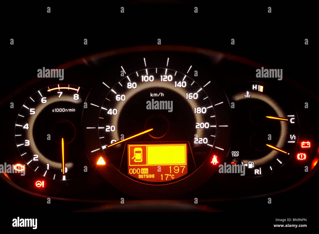 Car dashboard gas hires stock photography and images Alamy