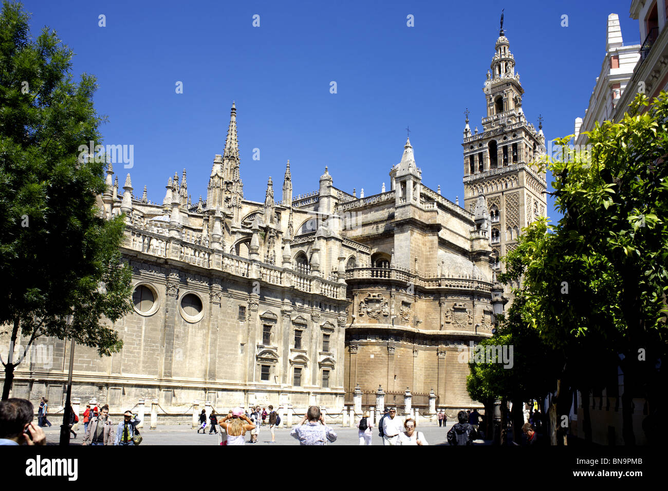 Seville Cathedral, Catedral de Santa María de la Sede, Seville, Andalucia, Spain, Europe, Stock Photo