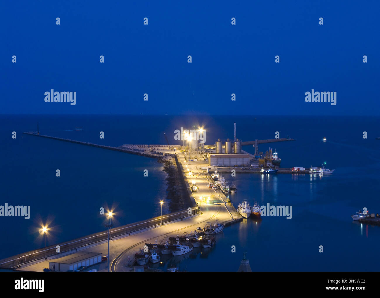 Ortona, abruzzo, italy, the harbour Stock Photo Alamy