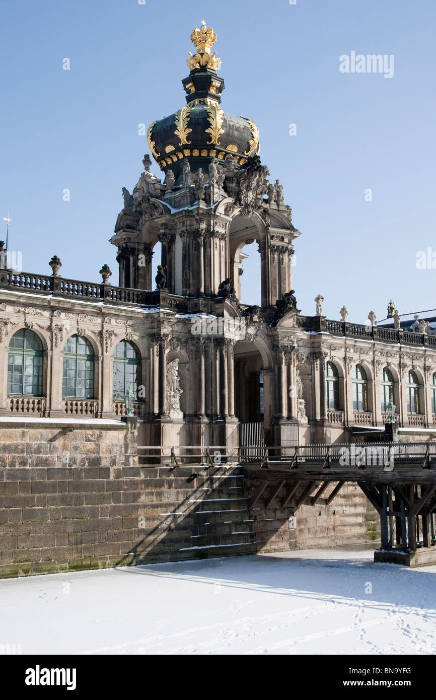 The Zwinger, a palace in Dresden, Germany. Stock Photo