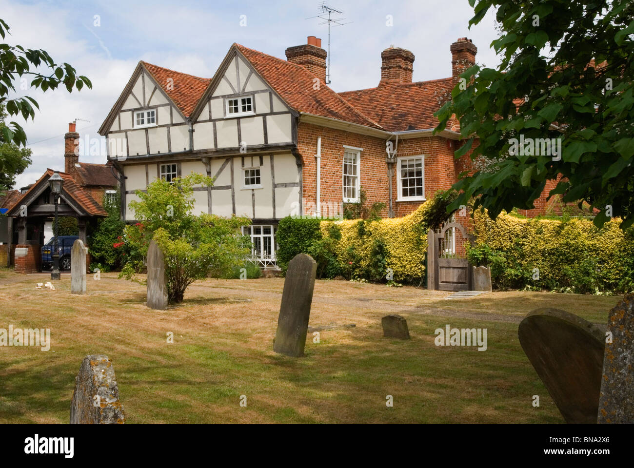 Cobham Surrey UK. Church Stile House. 1452 rebuilt 1624 Stock Photo Alamy