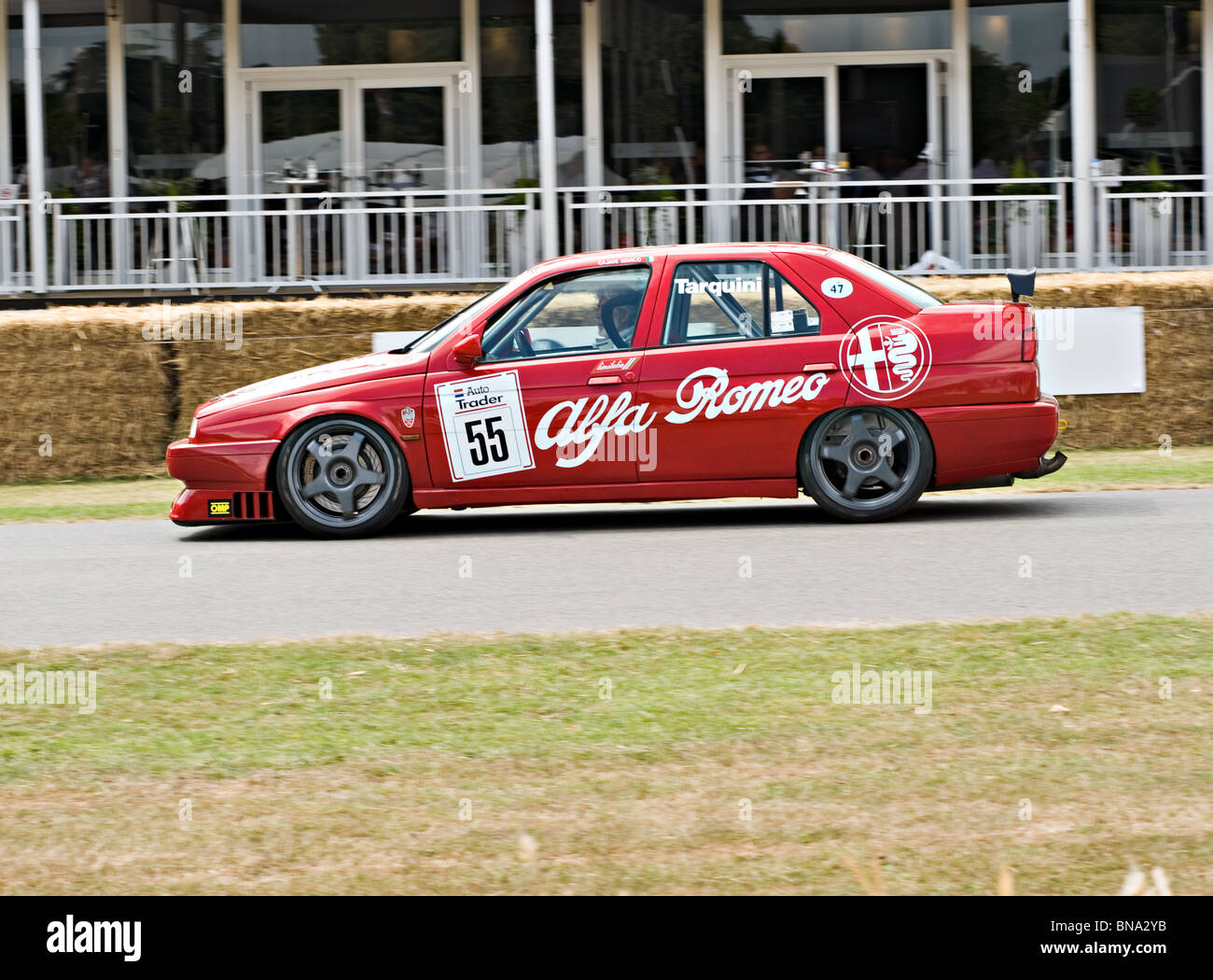 Alfa Romeo 155TS Touring Race Car at Goodwood Festival of Speed West Sussex England United Kingdom UK Stock Photo