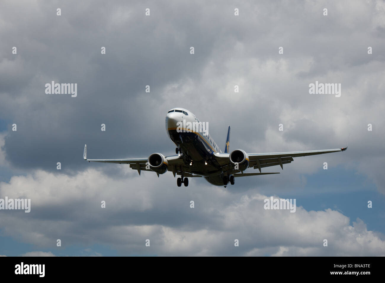 EI-DPA, Boeing 737-8AS, Ryanair, Wladislaw Reymont Airport, Lodz Stock Photo