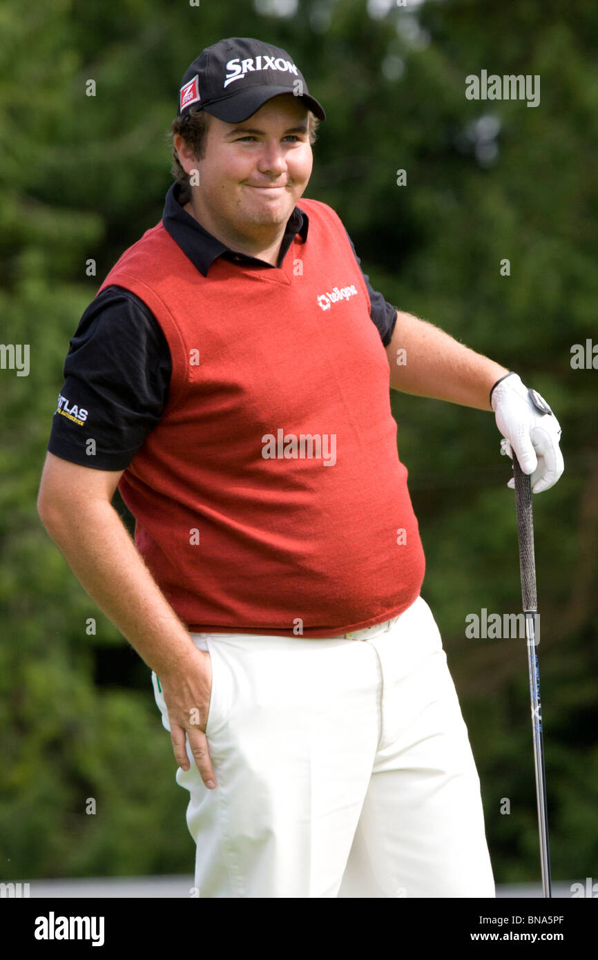 Shane Lowry at JP McManus Pro-Am Golf Tournament, Adare Ireland 6th July 2010 Stock Photo