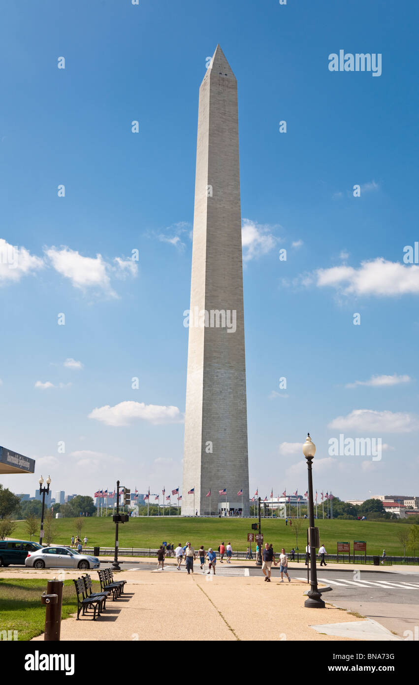 Washington, DC - Sep 2009 - The Washington Monument in Washington, DC Stock Photo