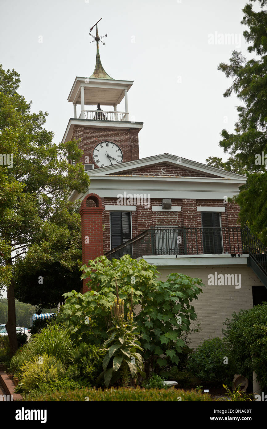 Clock town on the Old Market Building now the Rice Museum in