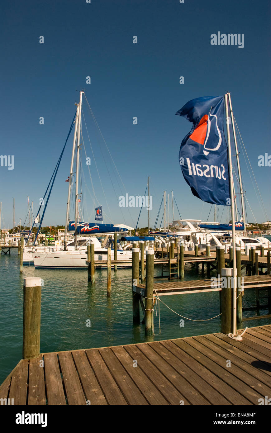 Sailboats, Marsh Harbour, Abaco, Bahamas Stock Photo Alamy