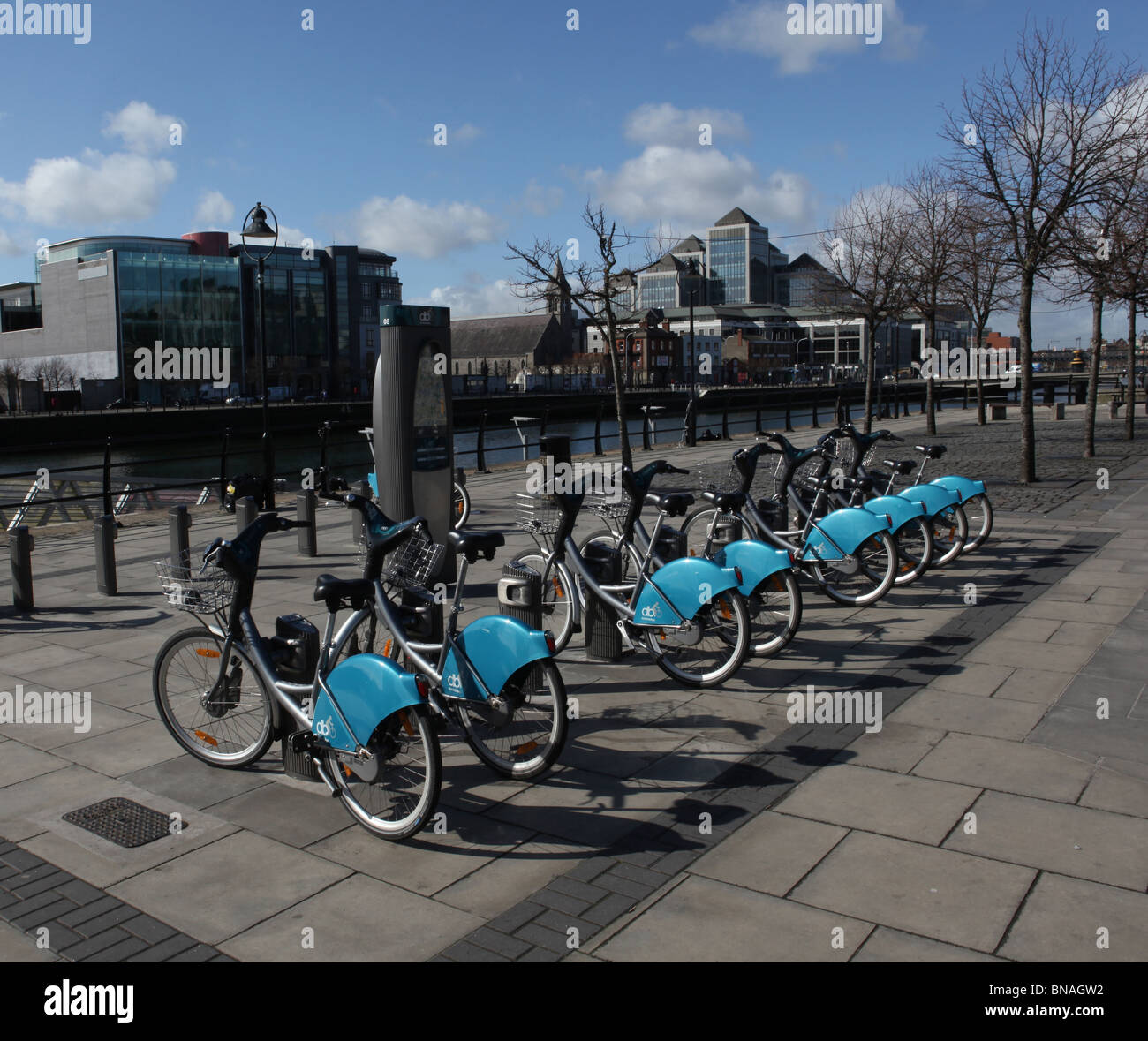 Bike Hire in central dublin Stock Photo Alamy
