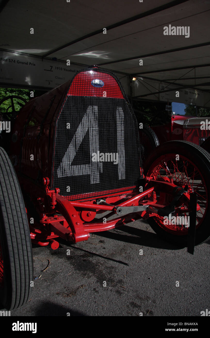 A Fiat S74 racecar at the 2010 Goodwood Festival of Speed. Stock Photo