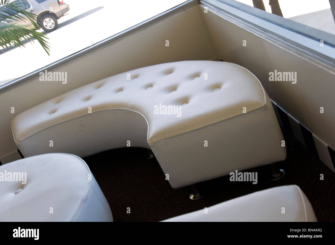 Modern Leather Couches Stock Photo Alamy