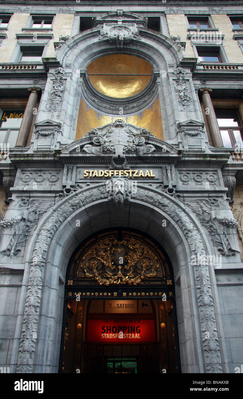 Belgium, Antwerp, Stadsfeestzaal Department Store Stock Photo Alamy