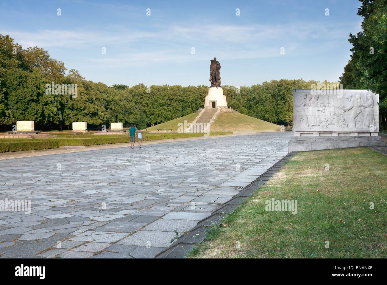 Soviet Memorial, Treptower Park, Berlin, Germany Stock Photo