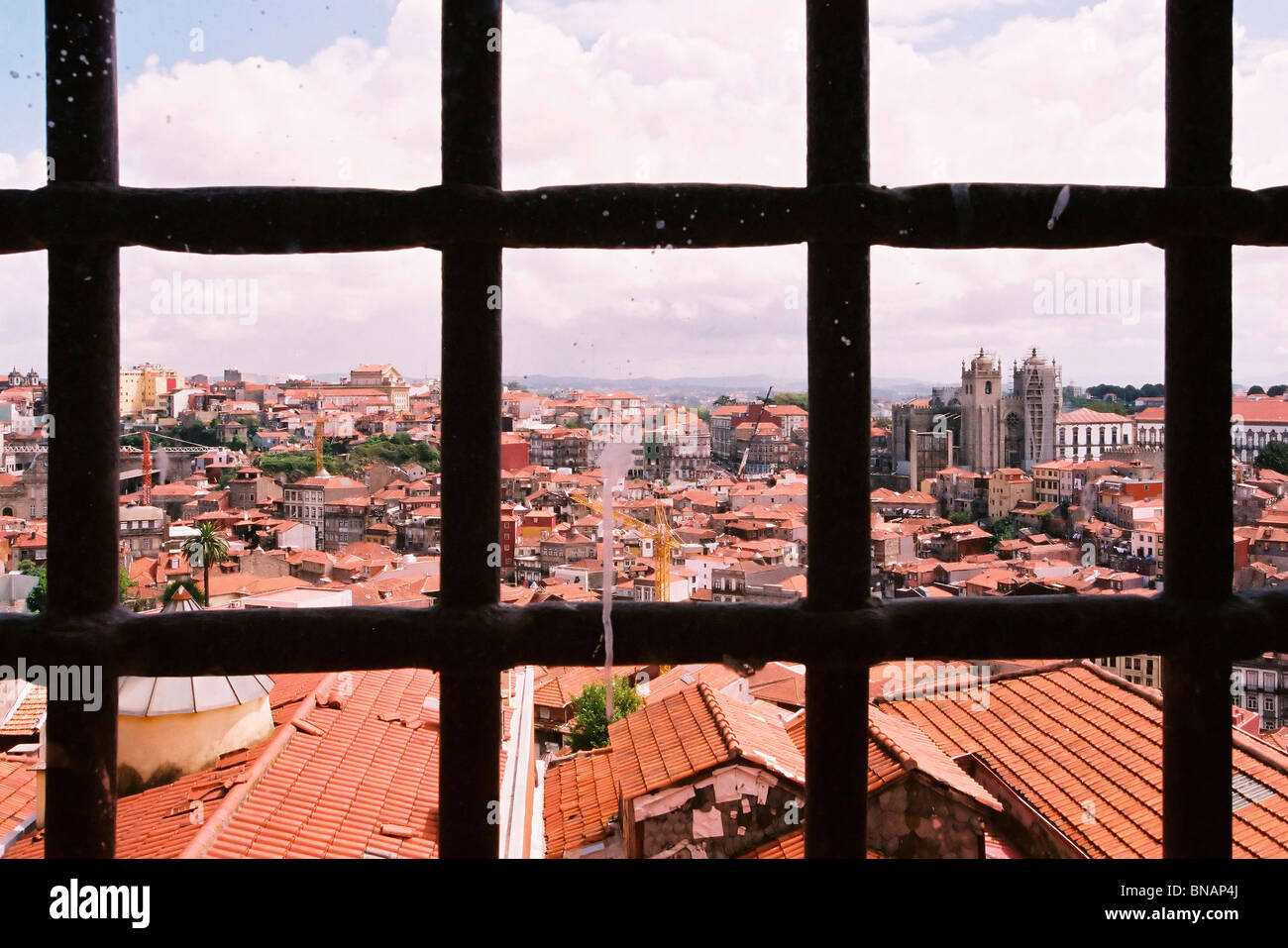 Sight fo Cadeia da Relação. Oporto, Portugal Stock Photo