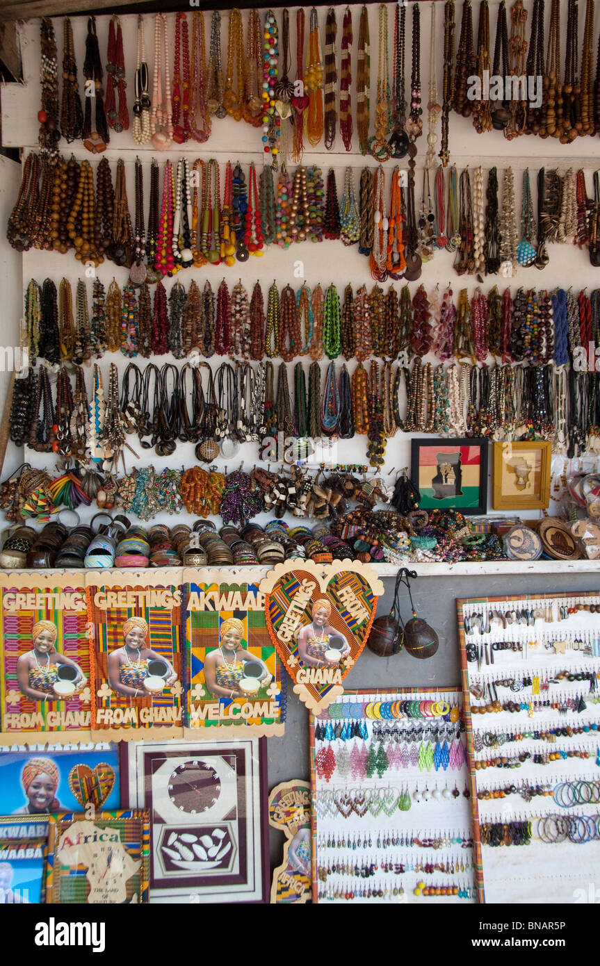 Africa, Ghana, Accra. Accra Textile & Handicraft Market. Typical Stock
