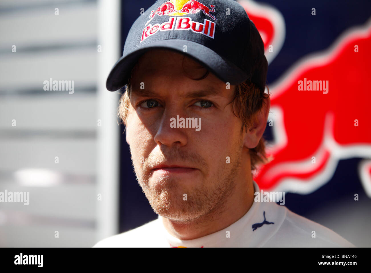Seb Vettel 2010 F1 British Grand Prix 2010 SEBASTIAN VETTEL, RED BULL Stock Photo - Alamy