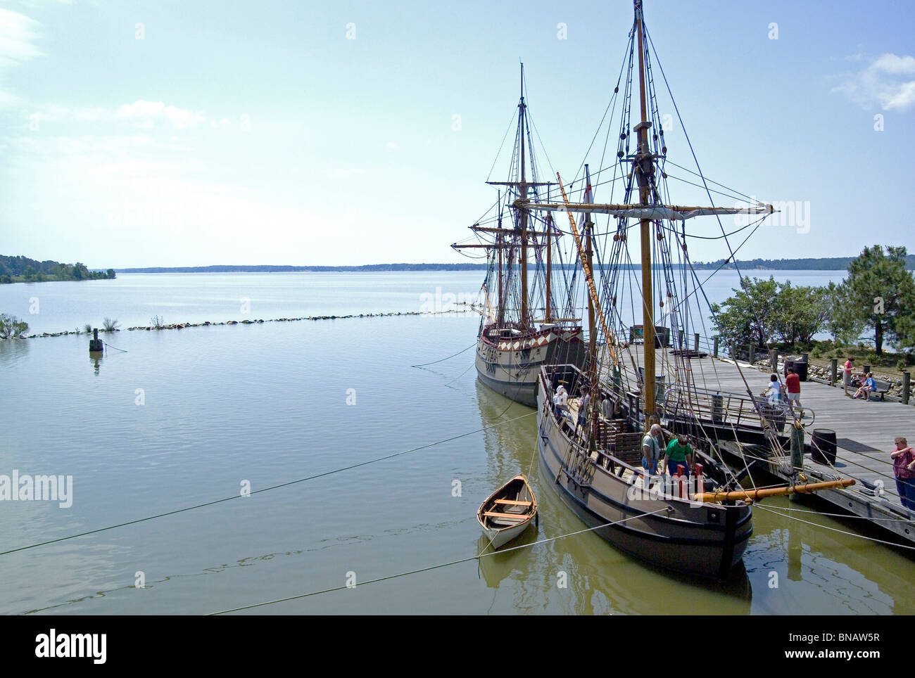 Jamestown virginia ship High Resolution Stock Photography and Images