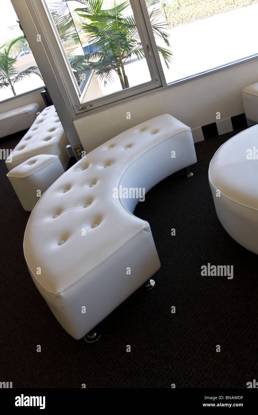 Modern Leather Couches Stock Photo Alamy