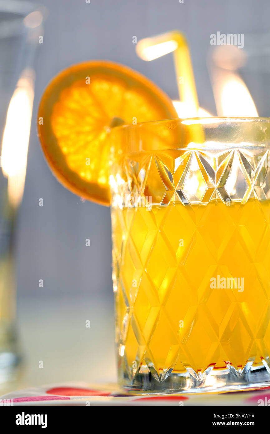 Orange juice cocktail Stock Photo Alamy