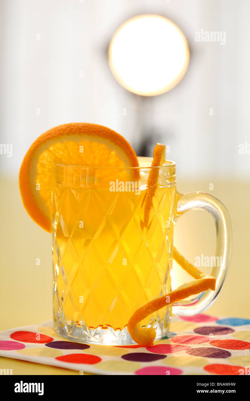 Orange juice cocktail Stock Photo Alamy