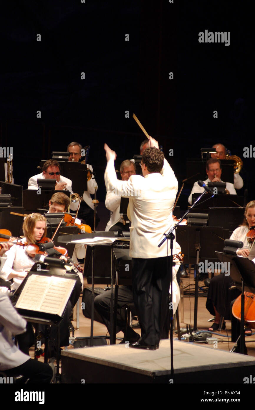 Colorado Symphony Orchestra at Red Rocks Stock Photo Alamy