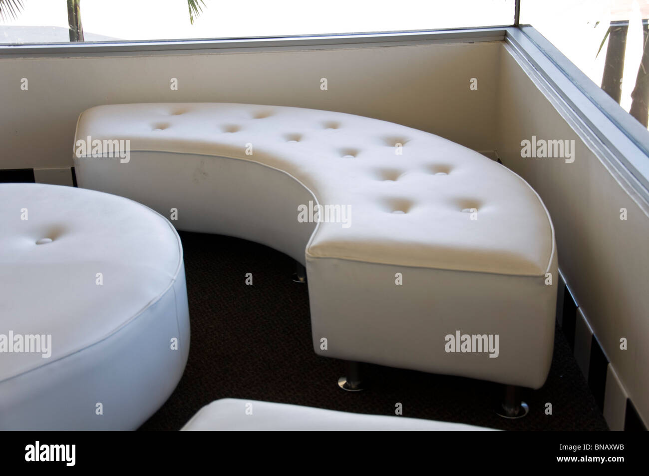 Modern Leather Couches Stock Photo Alamy