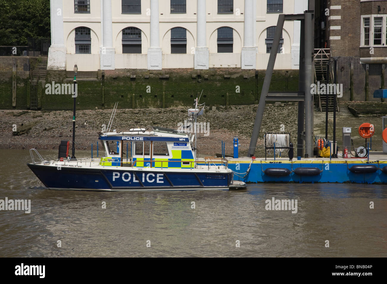 Thames River Police Stock Photo