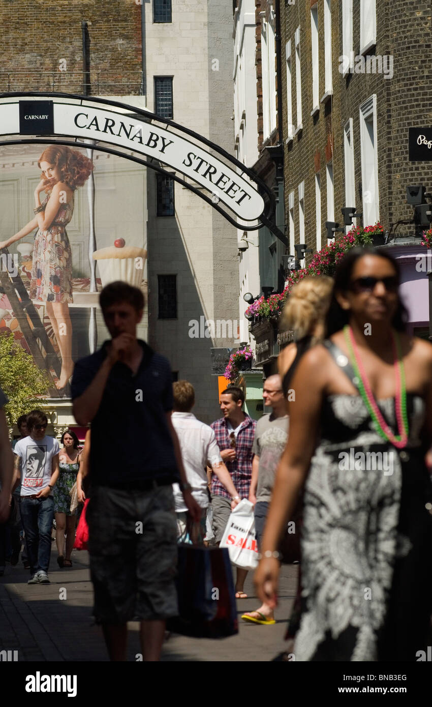 Carnaby Street. London W1 Uk. HOMER SYKES Stock Photo Alamy