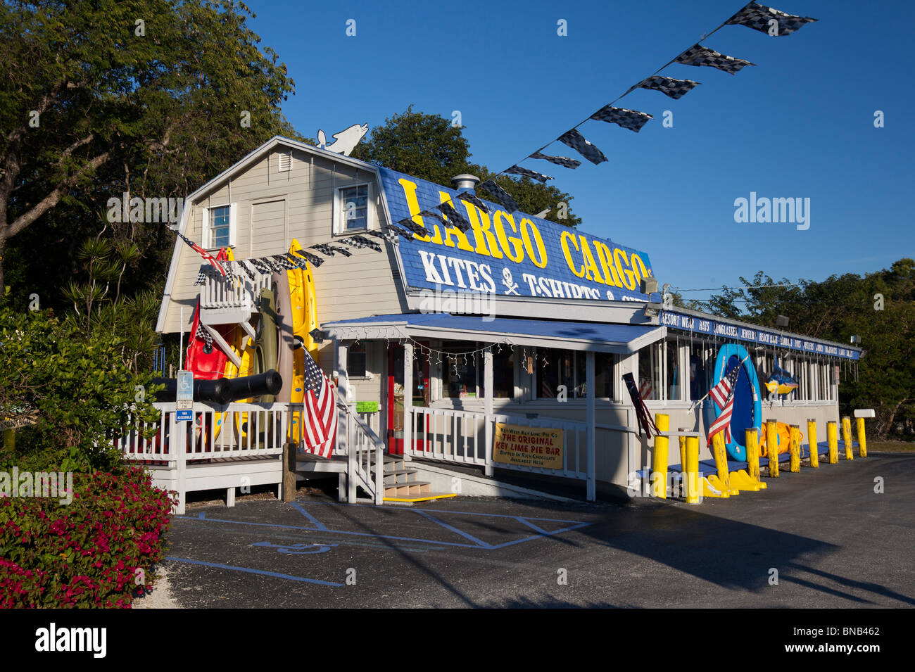 Largo Cargo Co. Colourful gift shop in Key Largo, Florida, USA Stock Photo