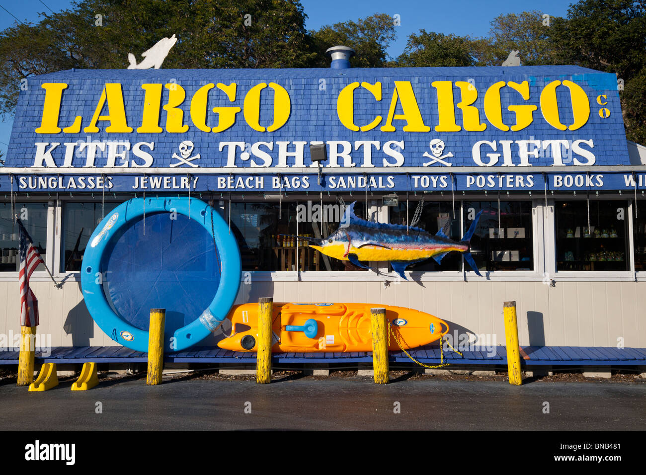 Largo Cargo Co. Colourful gift shop in Key Largo, Florida, USA Stock Photo Alamy