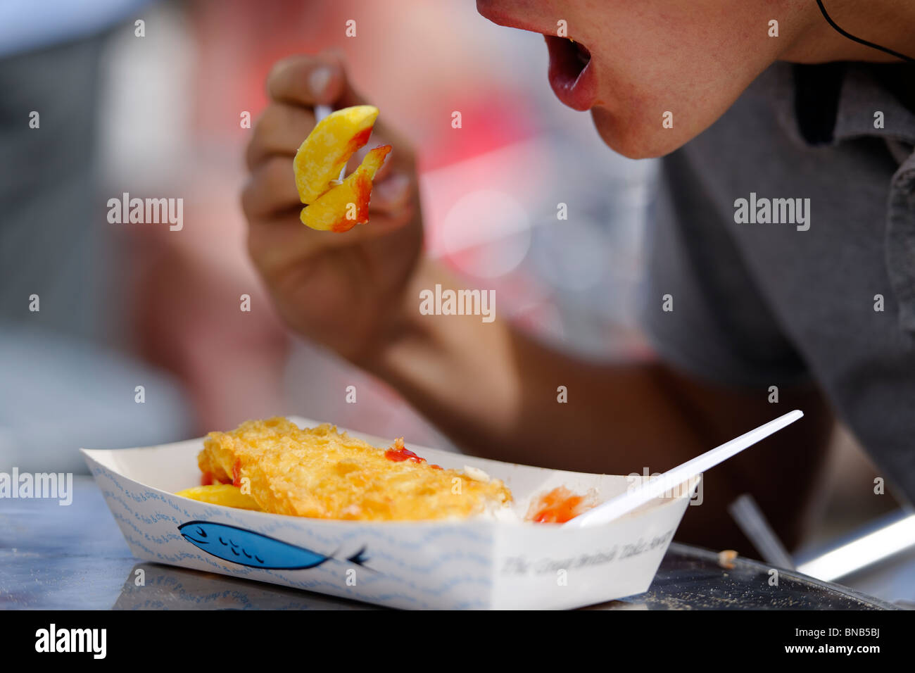 Fish and Chips Stock Photo