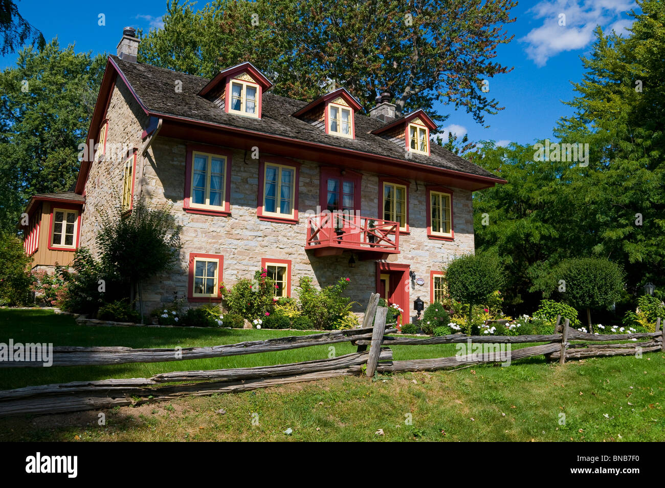 House Beaconsfield West island of Montreal Stock Photo Alamy