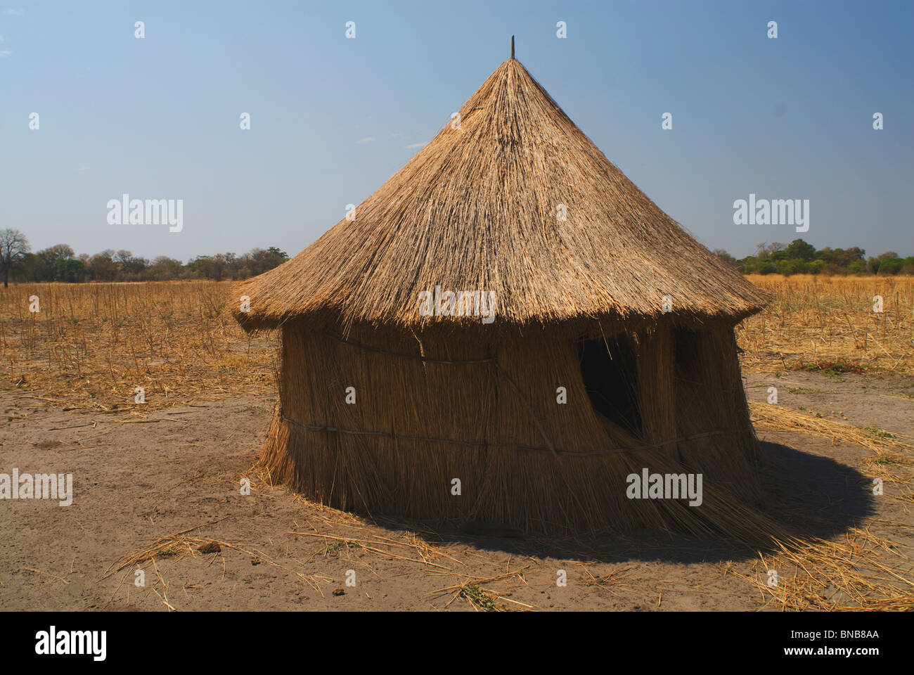 Traditional African Huts Inside