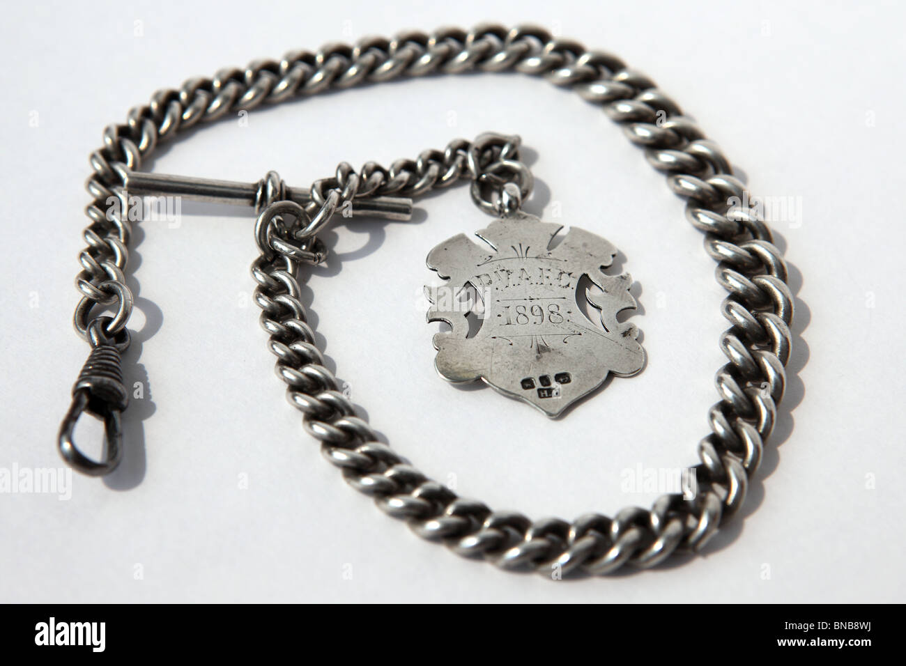 silver watch fob