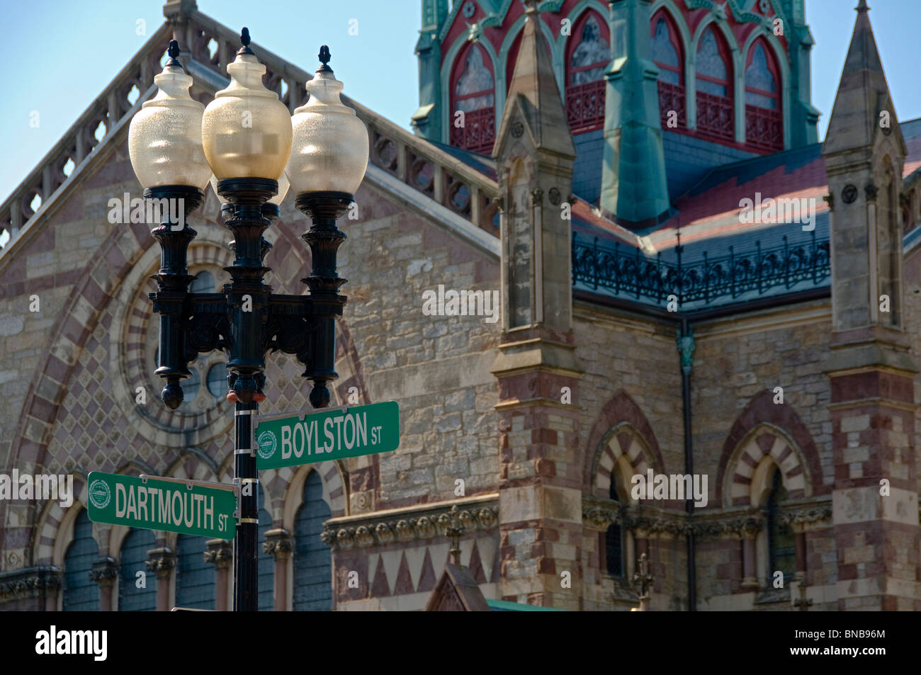 Boston church sign hi-res stock photography and images - Alamy