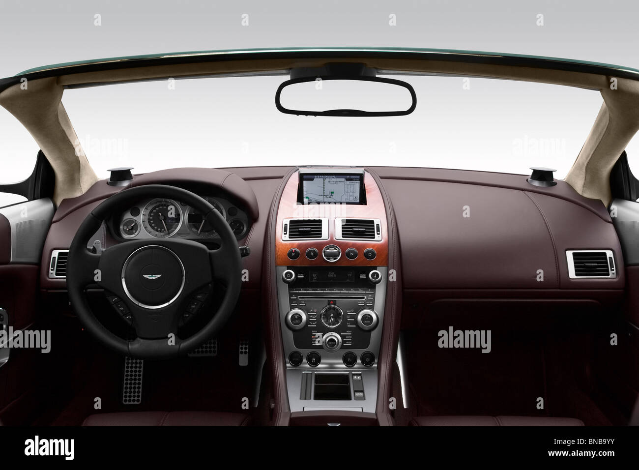 aston martin db9 dashboard stock photos & aston martin db9 dashboard