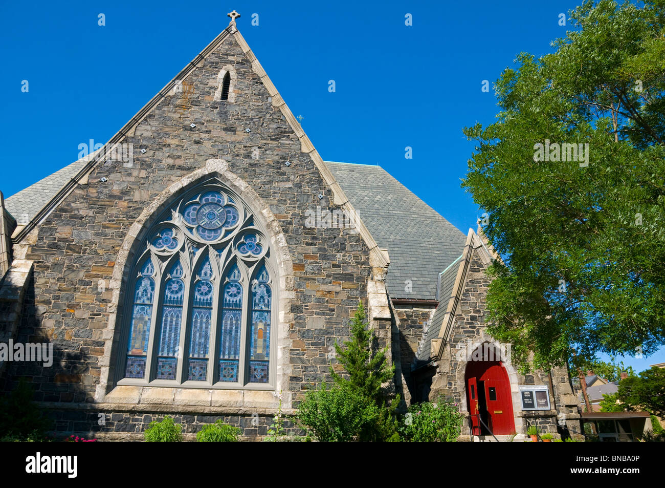 Church Cambridge Massachusetts New England Stock Photo