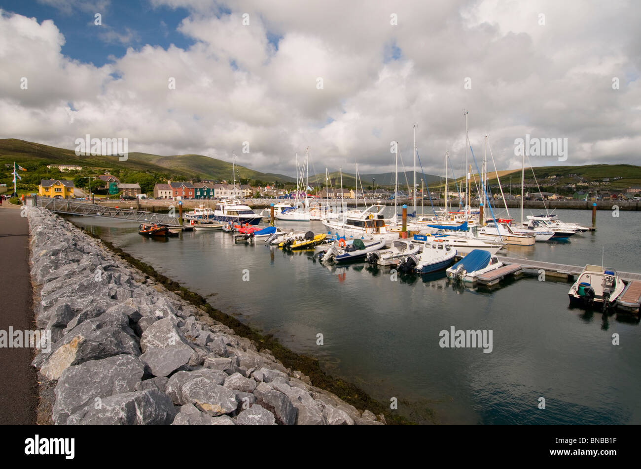 Dingle harbour on Dingle Peninsula, County Kerry, Ireland Stock Photo