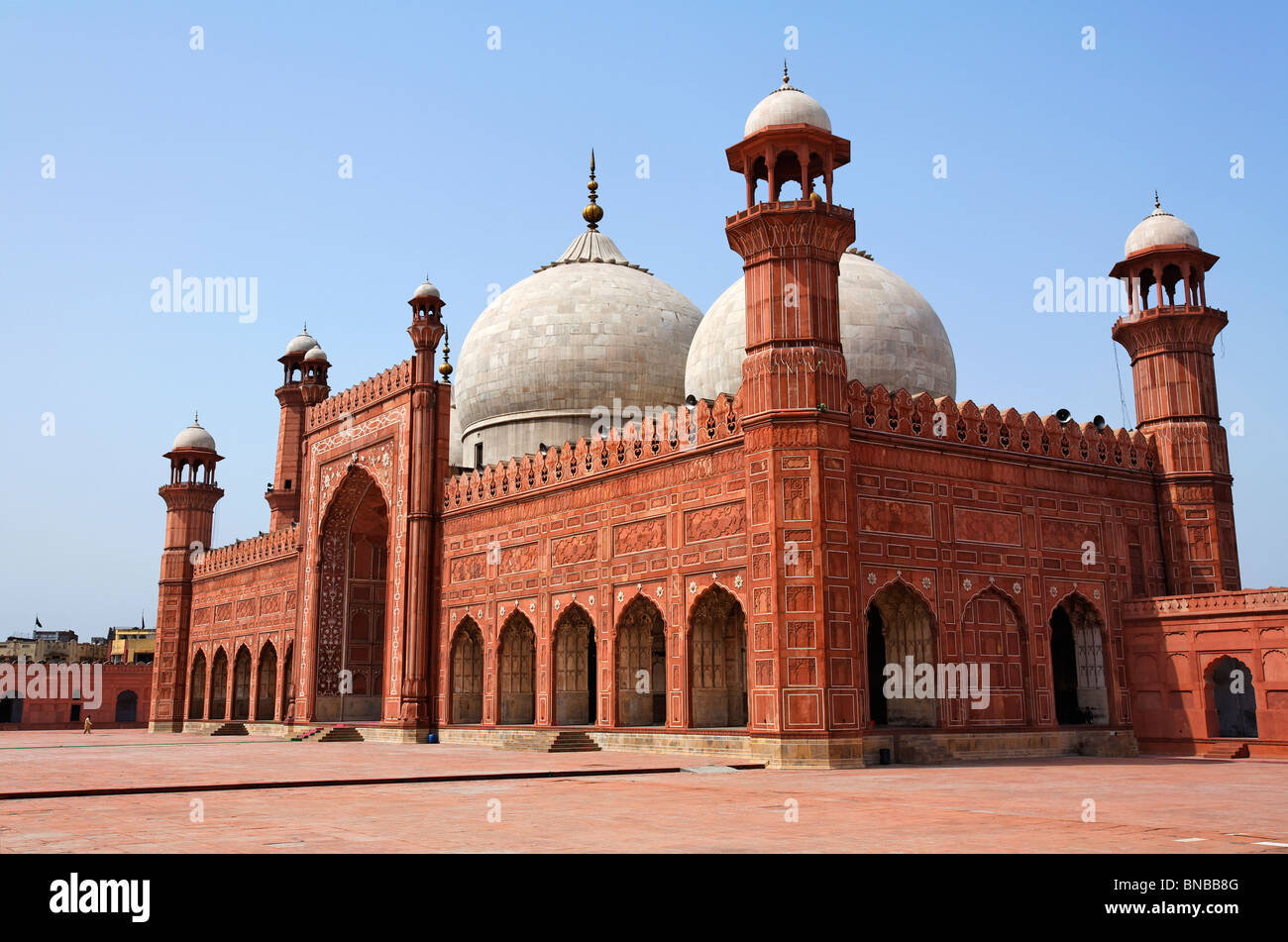 Badshahi mosque, Lahore, Punjab, Pakistan Stock Photo
