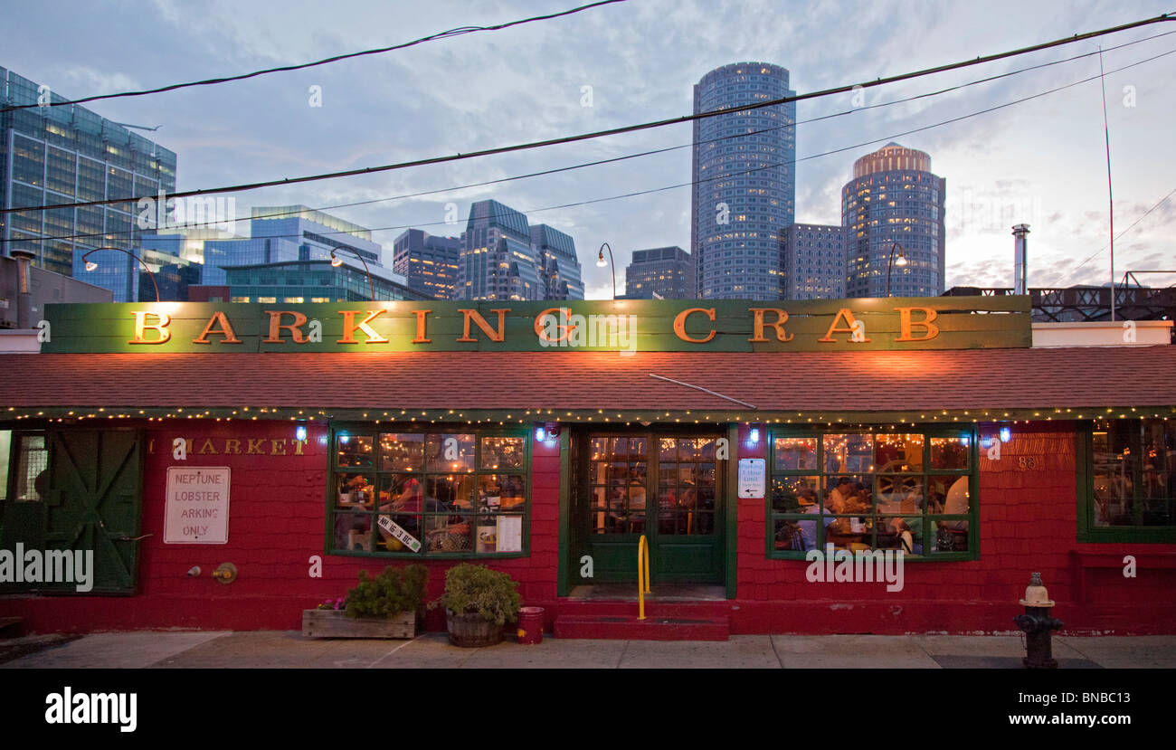 Boston, Massachusetts - The Barking Crab restaurant near downtown Boston. Stock Photo