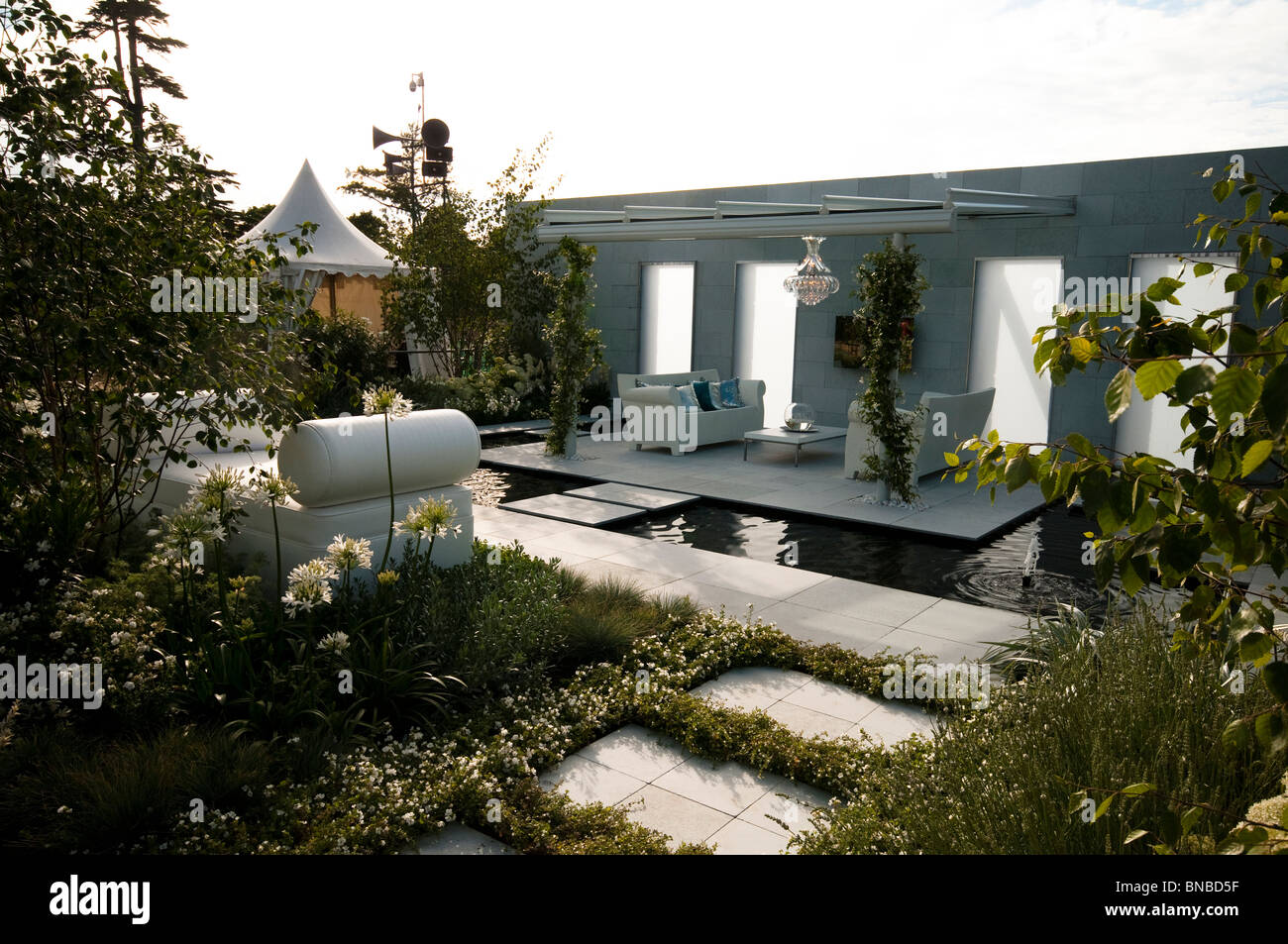 'The Living Room' show garden at Hampton Court Flower Show 2010, London