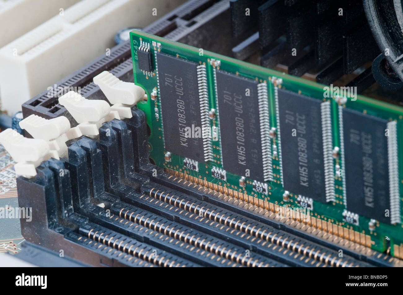 Macro, RAM memory in a personal computer, PC Stock Photo - Alamy