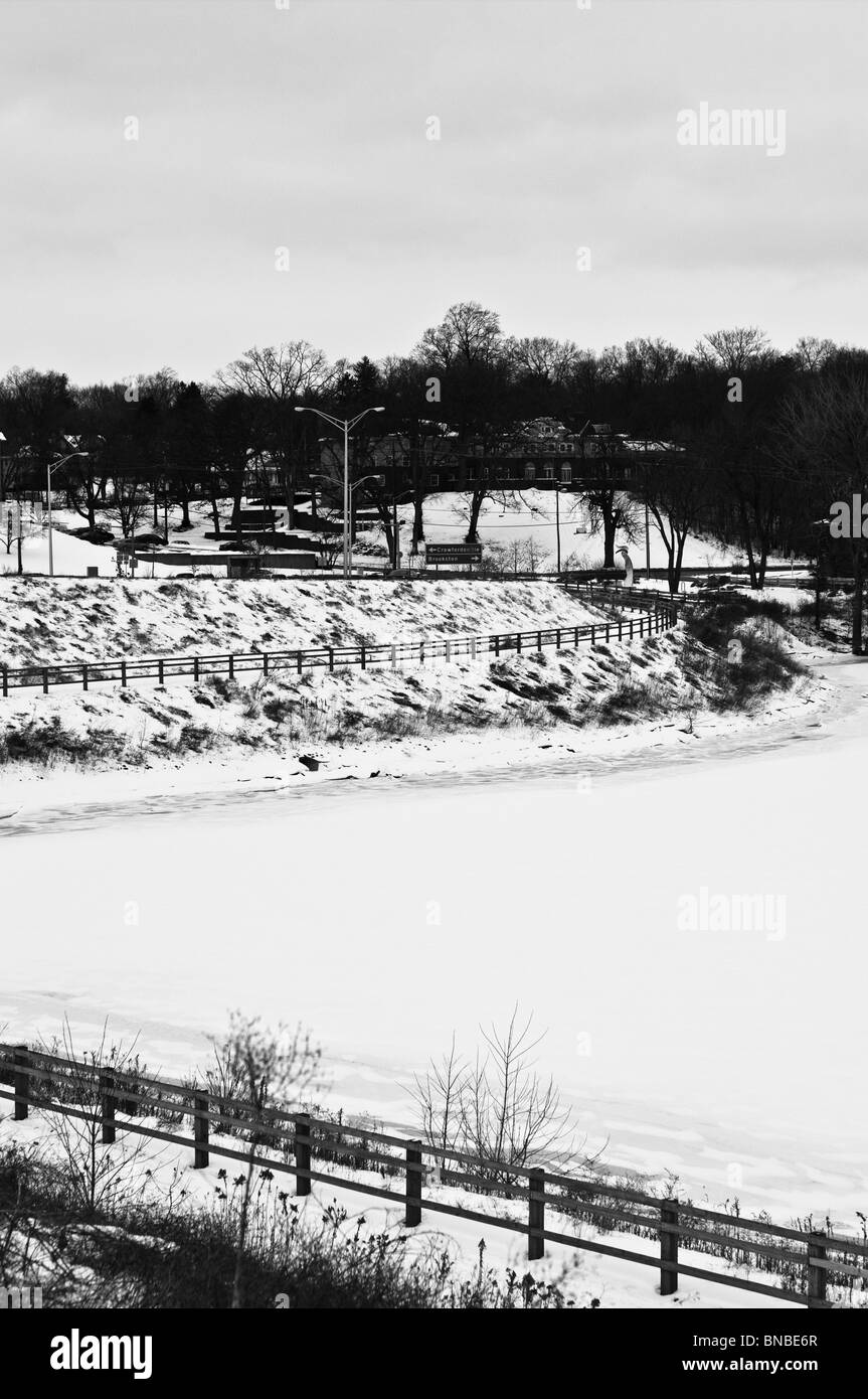 Frozen Lake Black And White Stock Photos Images Alamy