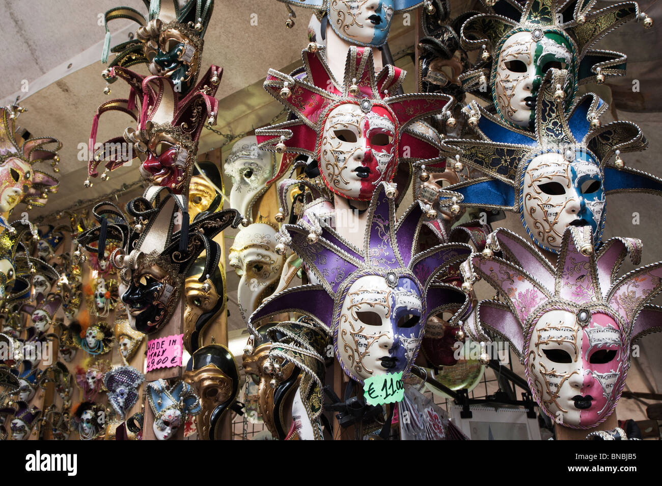 small venetian specialties masks Stock Photo