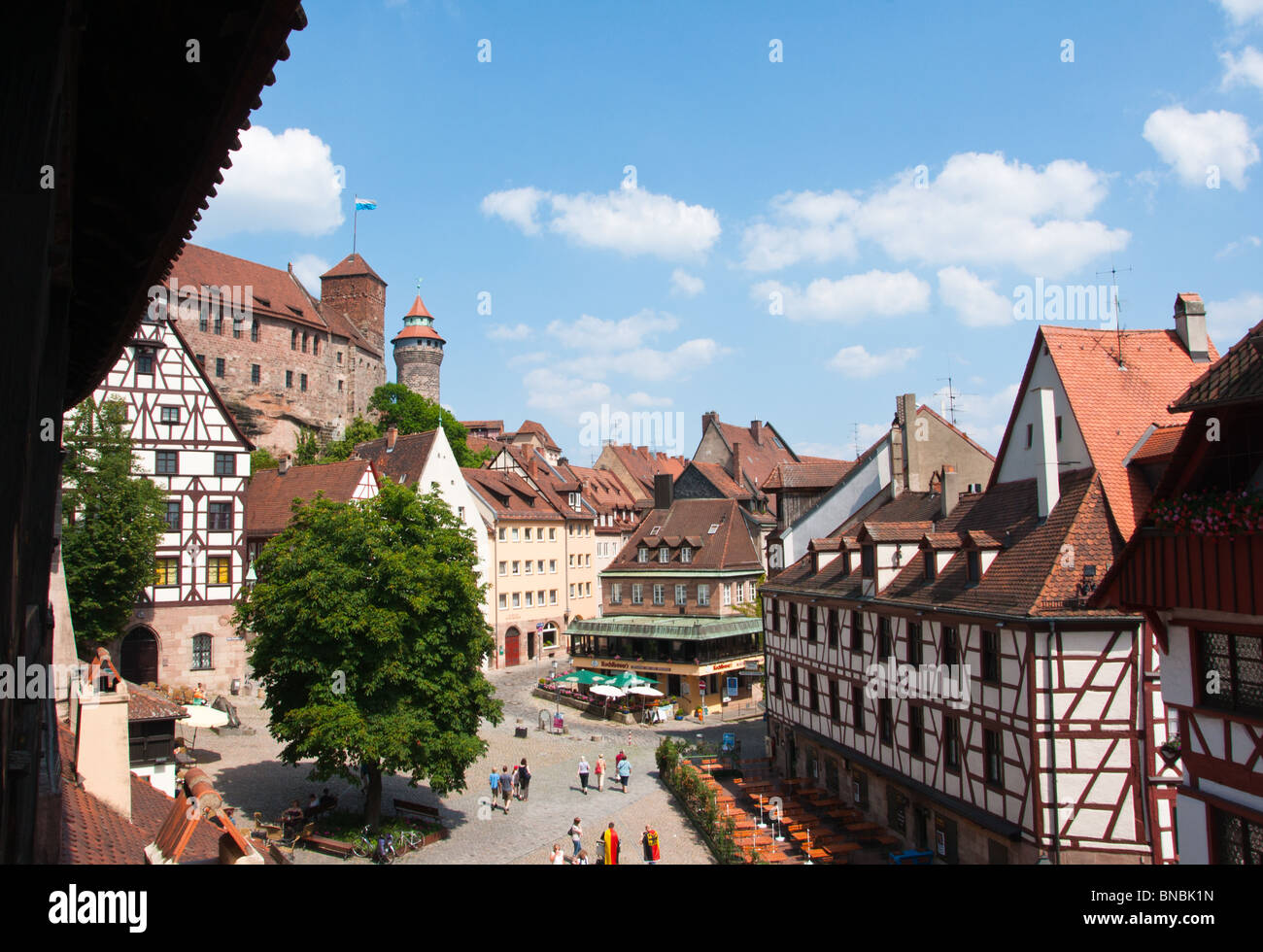 Nuremberg historic center, Bavaria, Germany Stock Photo - Alamy