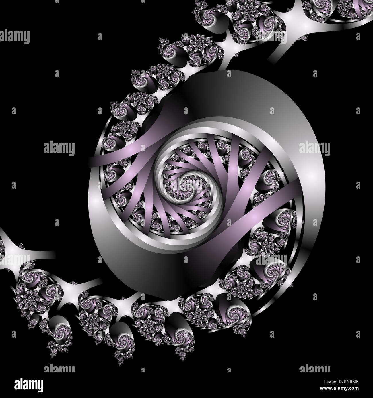 A pattern made using fractal design software Stock Photo - Alamy